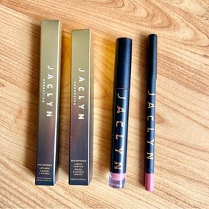 Jaclyn set of liquid lipstick and lip pencil